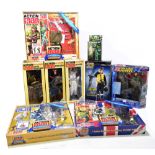 ACTION MAN; six boxed Anniversary sets and figures with three Nostalgic Collection examples