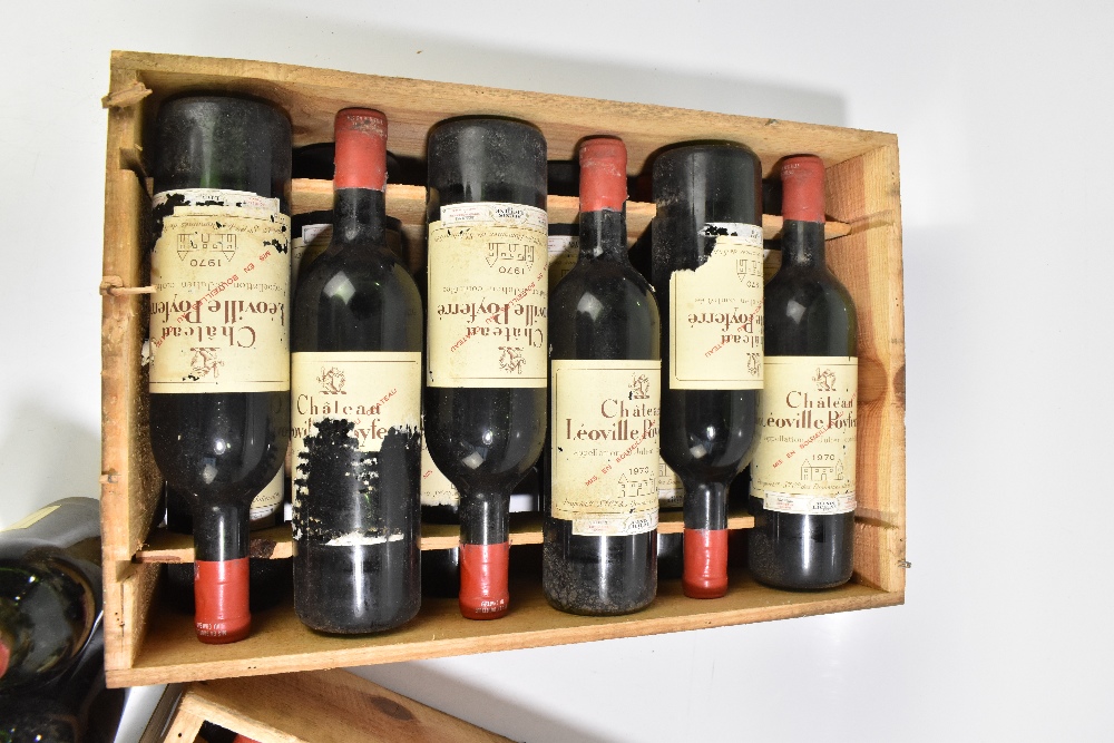 FRANCE; two cases of twelve 1970 Château Léoville Poyferré St. Julien bottles of red wine, 75cl, - Image 4 of 16