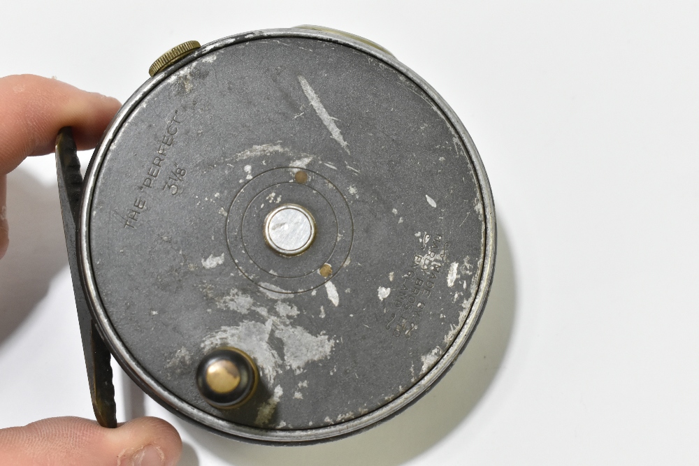 HARDY BROTHERS; The Perfect fly reel, diameter 8cm. Additional InformationFitted in later case, - Image 2 of 5