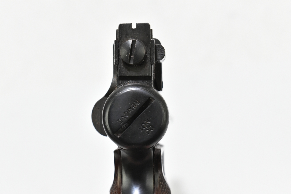 A Webley Premier .22 air pistol with bakelite grips, length 21cm, SN:67. Provenance: The Captain - Image 5 of 5