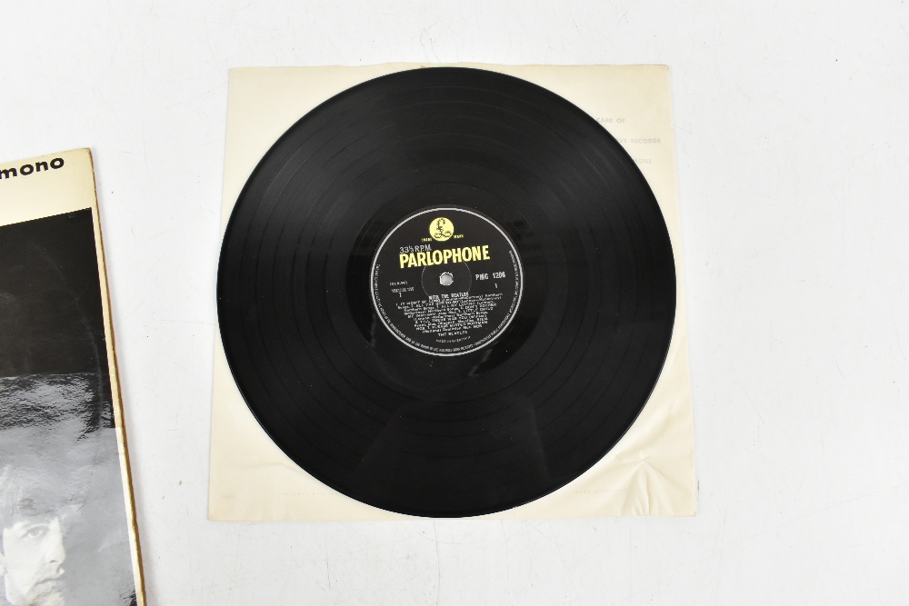 THE BEATLES; three vinyl LP records comprising ‘With the Beatles’, ‘Please Please Me’, ‘Sgt - Image 7 of 12