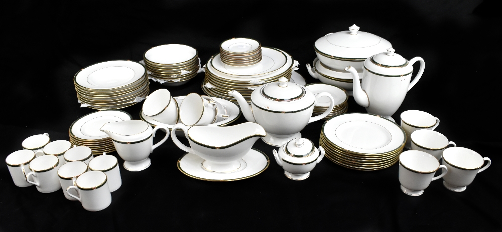 ROYAL WORCESTER; an extensive 'Carina' pattern eighty two piece tea and dinner service.