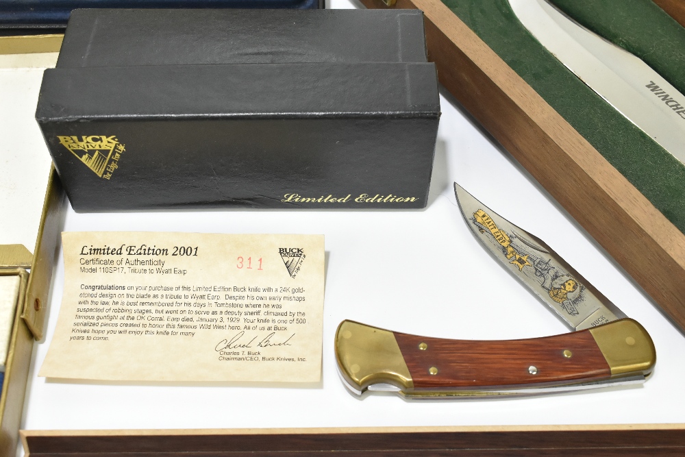 A group of boxed/cased collector's knives with two limited edition examples, including a limited - Image 7 of 8