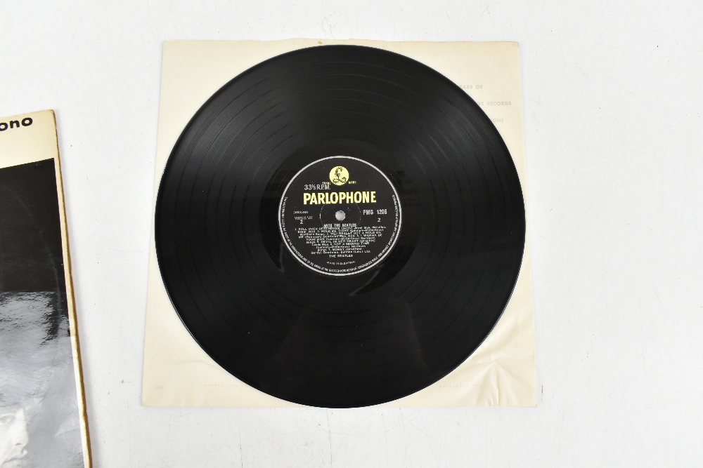 THE BEATLES; three vinyl LP records comprising ‘With the Beatles’, ‘Please Please Me’, ‘Sgt - Image 8 of 12