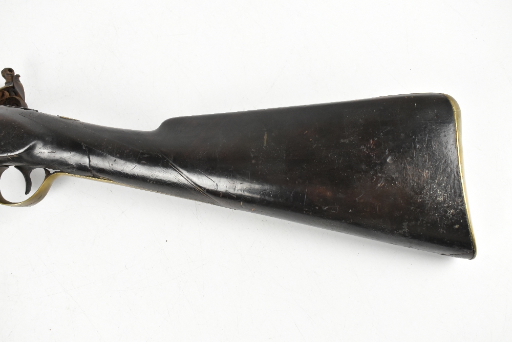 CONWAY; a 19th century brass barrelled blunderbuss, inscribed maker's name to the lock plate, the - Image 8 of 14