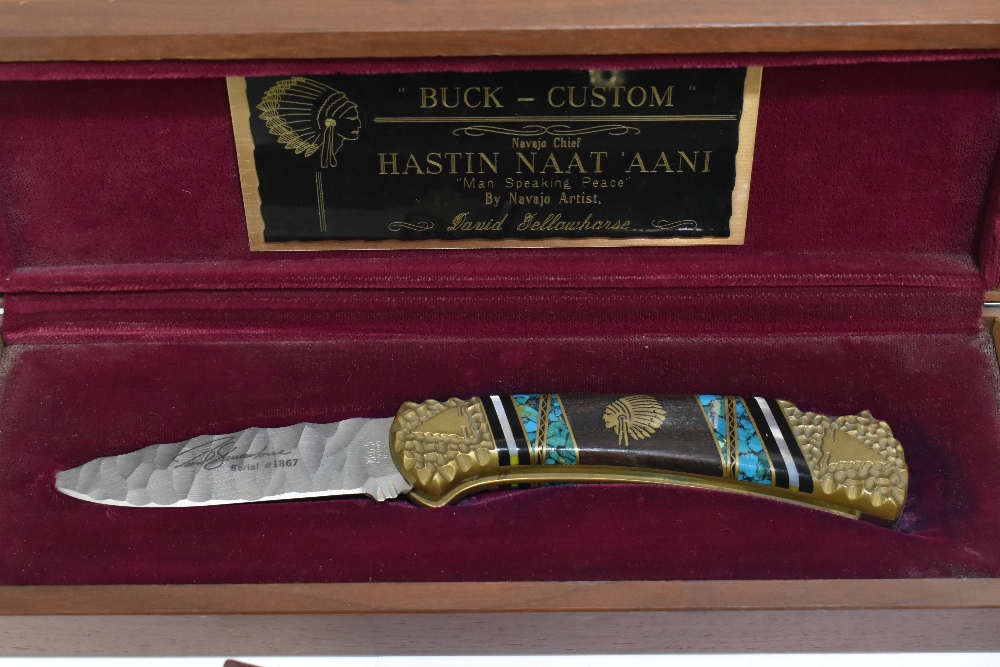 A group of boxed/cased collector's knives with two limited edition examples, including a limited - Image 3 of 8