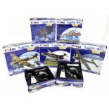 CORGI; seven boxed Aviation Archive model military aircraft comprising AA38409 Bristol Blenheim