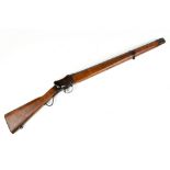 W.W. GREENER; a 12 bore Martini-Henry action Mk III police gun, with fully stocked 26" barrel,