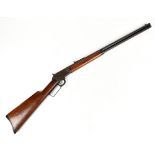 MARLIN; a model 1892 underlever .32 RF rifle, length 103cm. Provenance: The Captain Allan Marshall