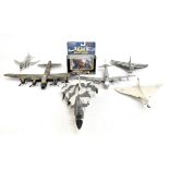 CORGI; ten boxed Aviation Archive military aircraft including AA34901 Messerschmitt BF109G-'Red