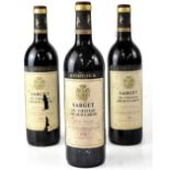 Five bottles of Sarget du Château Gruaud-Larose Saint-Julien 1992,