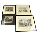 AFTER W G HERDMAN; a set of four hand coloured lithographs relating to the city of Liverpool,