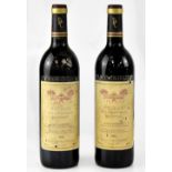 Two bottles of Cordier Prieur du Château Meyney Saint-Estephe 1993,