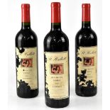 Eight bottles of St Hallette Old Block Shiraz 1993 Barossa (8).