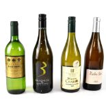 Four bottles of mixed white wines, a Corney & Barrow House White,