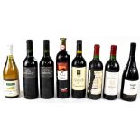 Seven bottles of red wine to include two bottles of Chateau Blanca Bordeaux 2000,