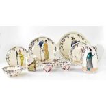 A Villeroy & Boch 'Design 1900' part dinner and tea service comprising plates, bowls, platters,