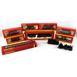 A group of Hornby Dublo scale model engines and rolling stock, R6271 BR 12-Ton Vent Van W14574,