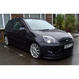 FORD; a 2007 Fiesta Mk. 6 ST150 in Panther Black, mileage 94180, registration EK07 TLU, see