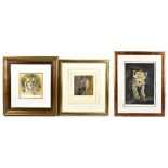 DAVID SHEPHERD; a signed limited edition coloured print, 'Bengal Tiger - The Cameo Collection',