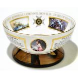 ROYAL WORCESTER; a limited edition 'Remember Nelson' Collection bowl, issued to celebrate the