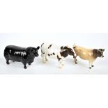 BESWICK; three bulls comprising Champion Whitehill Mandate Bull, Aberdeen Angus Bull, Champion