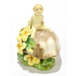 ROYAL DOULTON; a figure HN1374 'Fairy', height 10cm (af).Additional InformationThe head has been