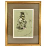 HAROLD RILEY (born 1934); a pencil limited edition print, 'Pink Shoes', signed, 157/500 lower right,