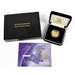 An Elizabeth II Proof full sovereign, 2003, issued by The Royal Mint with certificate of