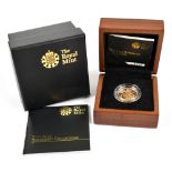 An Elizabeth II Proof full sovereign, 2013, issued by The Royal Mint with certificate no.5207,