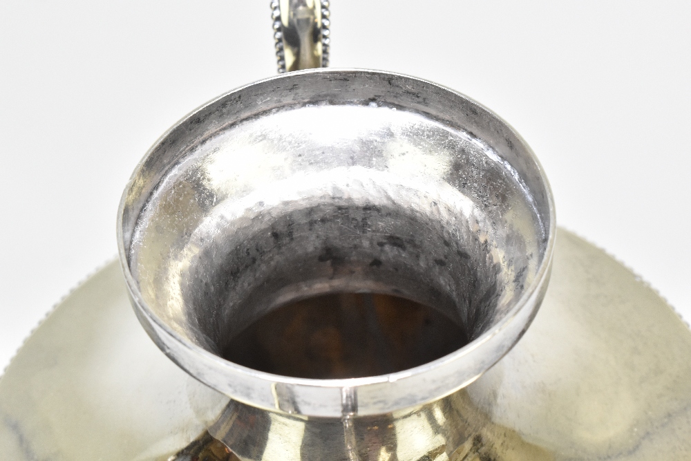 HENRY CHAWNER; a large George III hallmarked silver twin handled tea urn and cover, the detachable - Bild 9 aus 17