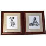AFTER CECIL ALDIN; two prints of dogs, 'Tortoiseshell Spaniels' and 'Loopy the Ugly Puppy', 18.