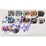 MICK JAGGER & KEITH RICHARDS; a first day cover bearing signatures of both stars,