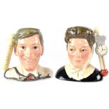 Two boxed Royal Doulton limited edition character jugs from the 'Carry On Classics' range,