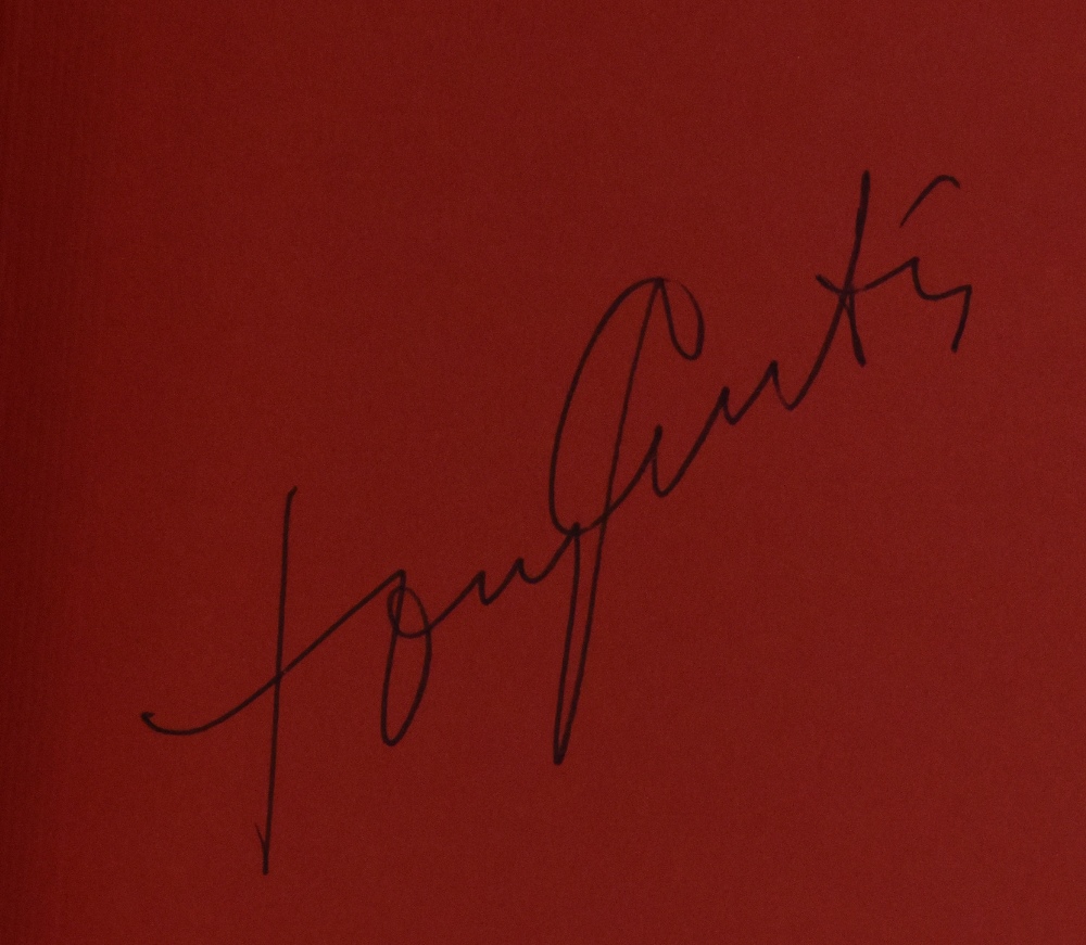 Withdrawn TONY CURTIS; a signed hardback, - Image 2 of 2