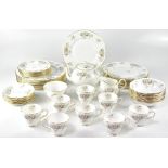 A Duchess China 'Lansbury' dinner and tea service to include dinner plates, side plates, cups,