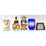 Various collectables to include a 19th century Toby jug depicting a stout gentleman sat on a barrel