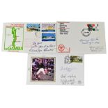 NELSON MANDELA & BENAZIR BHUTO; two signed first day covers, the Nelson Mandela example dated 22.4.