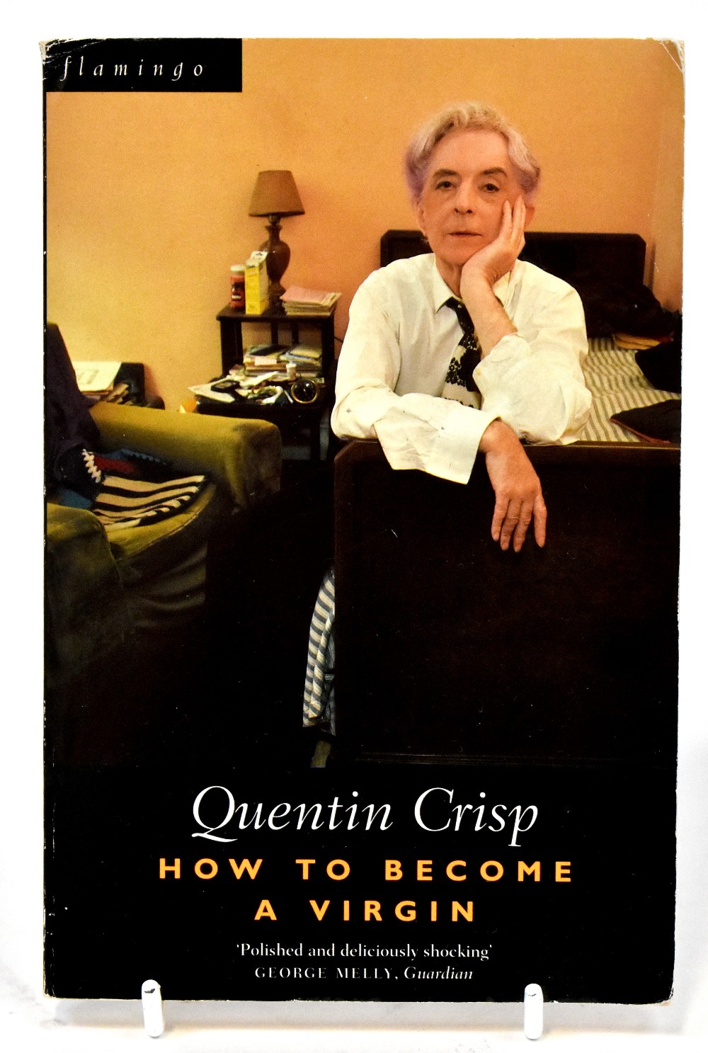 Withdrawn QUENTIN CRISP; 'How to Become a Virgin', paperback, signed to the title page,