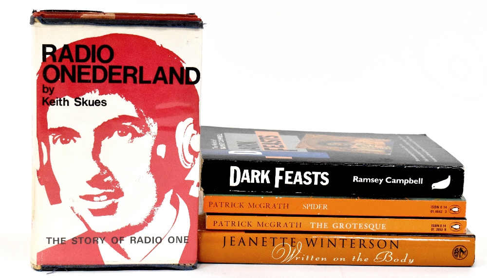 Withdrawn Four signed books comprising a hardback Jeanette Winterson; 'Written on the Body',