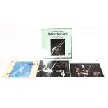 Four records by Jascha Heifetz to include 'Heifetz Plats Bach' box set RCA red seal SER5669/71