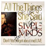 SIMPLE MINDS; a 45rpm single 'All the Things She Said',