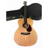 MARTIN & CO; an ON-16GT gloss top acoustic guitar, with original label,