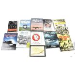 A quantity of mainly RAF interest hardback publications including 'Action Stations One' by Michael