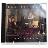 LED ZEPPELIN; 'Profiled' CD bearing signatures to both cover and inside of cover sleeve.