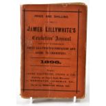 JAMES LILLYWHITE'S CRICKETERS' ANNUAL; for 1896,