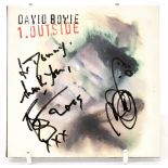 Withdrawn DAVID BOWIE; 'Outside' CD inscribed 'To Donny, Thank you' bearing signature,