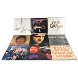 A quantity of LP records to include Eric Clapton, Dire Straits, 10CC, Paul McCartney, Wings,