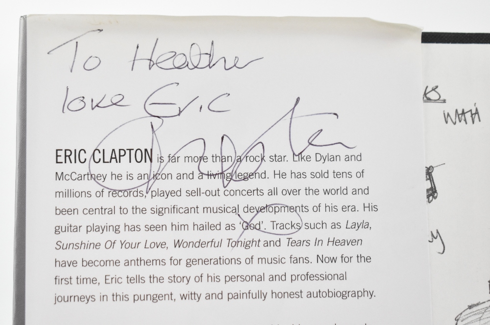 ERIC CLAPTON; 'Eric Clapton: The Autobiography', a signed hardback edition, - Image 2 of 2