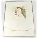 DAVID OXTOBY (b 1938); a limited-edition print 'Jaggin',
